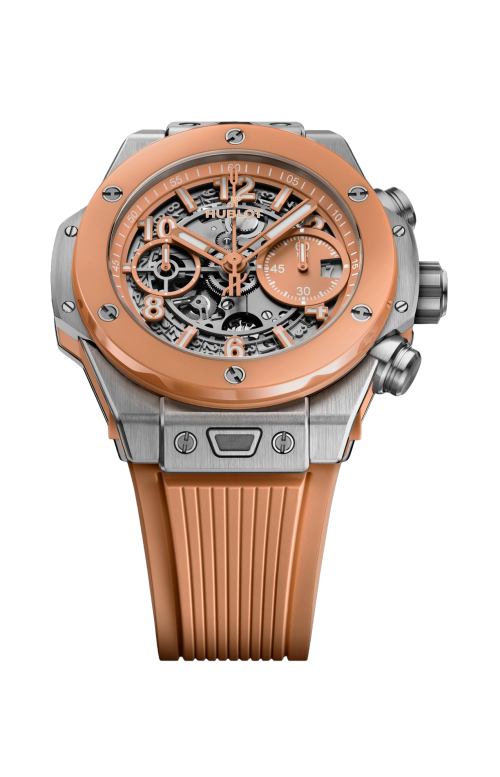 Accedi al prodotto correlato Hublot BIG BANG TITANIUM PEACH CERAMIC 42 MM - 441.NCU.5920.RX