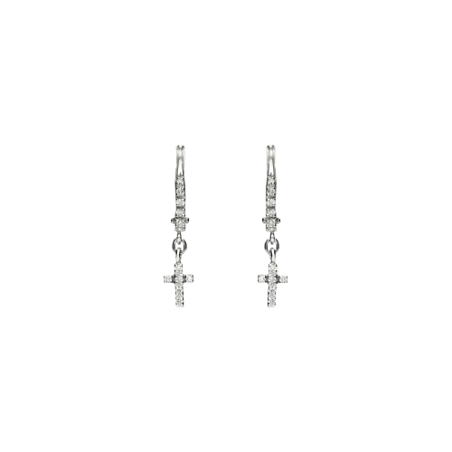 Accedi alla scheda di Bartorelli Italian Jewels Orecchini in oro bianco 18 carati e diamanti bianchi taglio brillante - O260/5-B