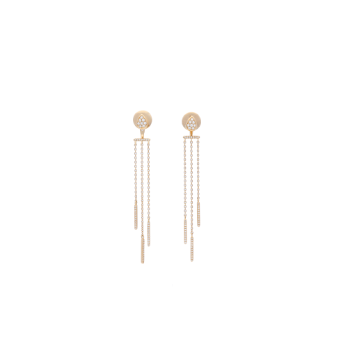 Accedi alla scheda di Bartorelli Italian Jewels ORECCHINI PENDENTI IN ORO ROSA E DIAMANTI - ORVA11022BWXX