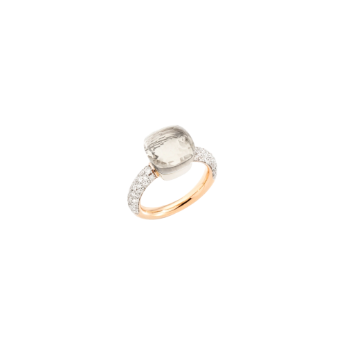 Accedi alla scheda di Pomellato POMELLATO - ANELLO NUDO CLASSIC IN ORO ROSA E BIANCO CON TOPAZIO BIANCO E DIAMANTI - PAC0040O6WHRDB0TB - PAC0040O6WHRDB0TB