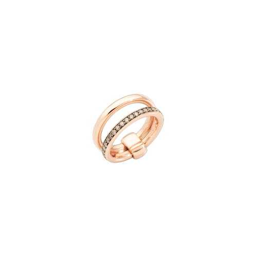 Accedi alla scheda di Pomellato ANELLO TOGHETER IN ORO ROSA E DIAMANTI BROWN - PAC0100O7BKRDBR00 - PAC0100O7BKRDBR00