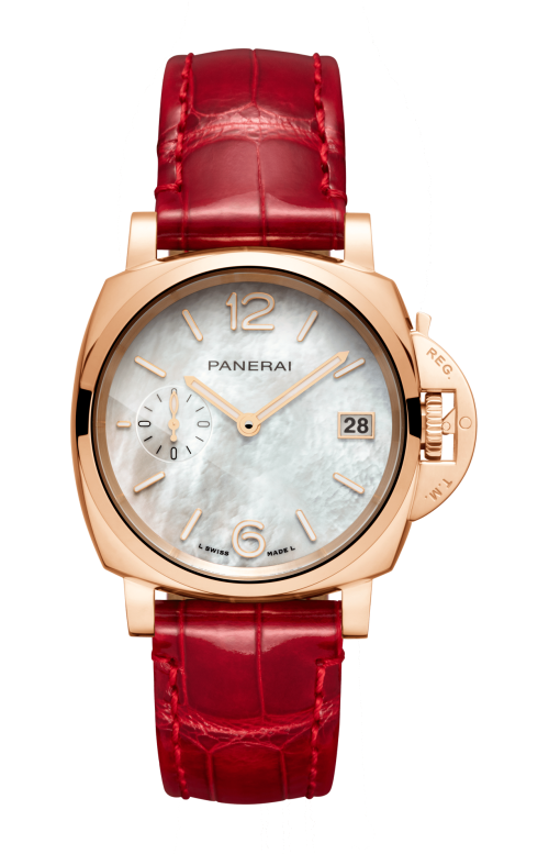 Accedi al prodotto correlato Panerai LUMINOR DUE GOLDTECH&trade; MADREPERLA - PAM01280
