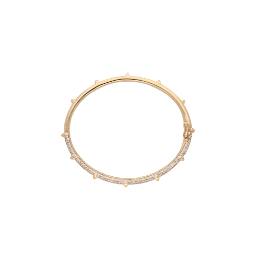 Accedi alla scheda di Bartorelli Italian Jewels BRACCIALE PIRAMIDI IN ORO ROSA E DIAMANTI BIANCHI DEMI-PAVE' MISURA S/M