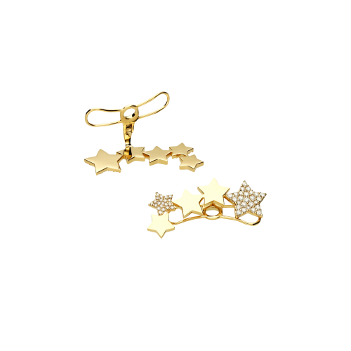 Accedi alla scheda di Bartorelli Italian Jewels ORECCHINI STELLE A LOBO ORO ROSA E DIAMANTI - VE26486DP