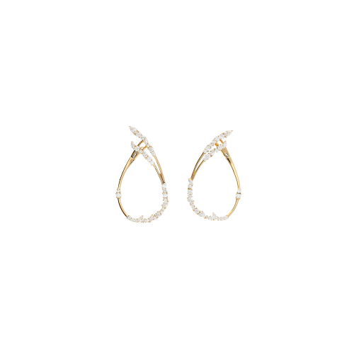 Accedi alla scheda di Bartorelli Italian Jewels Orecchini in oro rosa con diamanti bianchi - VE27355DP