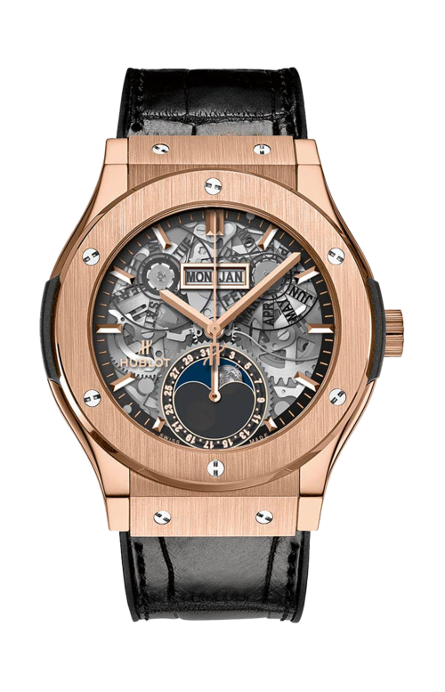 Accedi alla scheda di Hublot CLASSIC FUSION AEROFUSION MOONPHASE KING GOLD 42 MM - 547.OX.0180.LR