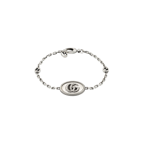 Accedi alla scheda di Gucci BRACCIALE GUCCI GG MARMONT CON DOPPIA G IN ARGENTO - YBA6277490010 - YBA6277490010