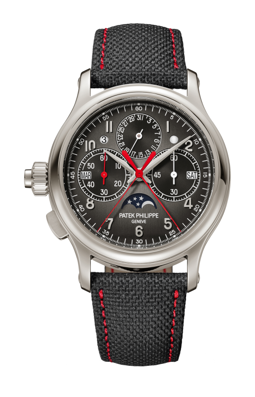 Accedi alla scheda di Patek Philippe GRANDI COMPLICAZIONI CRONOGRAFO RATTRAPANTE MONOPULSANTE PER MANCINI, CALENDARIO PERPETUO, CARICA MANUALE - 5373P-001