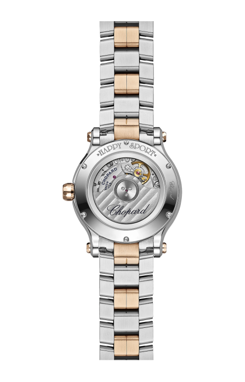 Accedi alla scheda di Chopard HAPPY SPORT 33 MM, AUTOMATICO, ORO ROSA ETICO, LUCENT STEEL&trade;, DIAMANTI - 278608