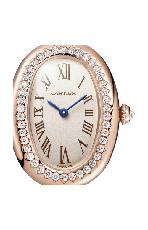 Accedi alla scheda di Cartier BAIGNOIRE MODELLO PICCOLO, ORO ROSA, DIAMANTI, MISURA 16, QUARZO - WJBA0042