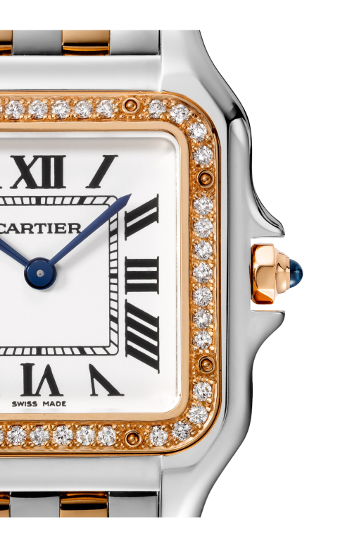 Accedi al prodotto correlato Cartier PANTH&Egrave;RE DE CARTIER, MODELLO MEDIO, ACCIAIO, ORO ROSA, DIAMANTI, QUARZO - W3PN0015