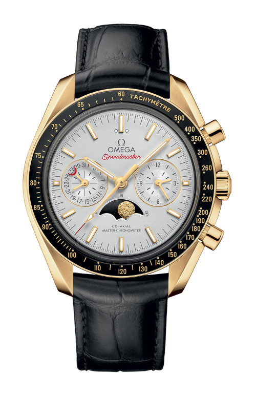 Accedi alla scheda di Omega SPEEDMASTER FASI LUNARI 44,25 MM, ORO GIALLO SU PELLE - 304.63.44.52.02.001