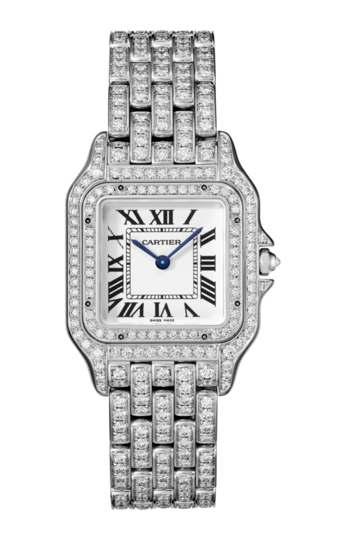 Accedi alla scheda di Cartier PANTH&Egrave;RE DE CARTIER, MODELLO MEDIO, ORO BIANCO, DIAMANTI, QUARZO - HPI01722