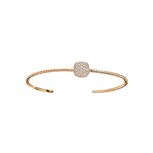 Accedi alla scheda di Bartorelli Italian Jewels Bracciale in oro rosa 18 carati e diamanti bianchi taglio brillante - VB25533DP