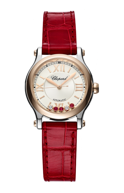 Accedi al prodotto correlato Chopard HAPPY SPORT 30 MM, AUTOMATICO, ORO ROSA ETICO, LUCENT STEEL&trade;, DIAMANTI, RUBINI - 278573