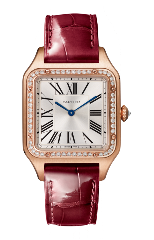 Accedi alla scheda di Cartier SANTOS-DUMONT, MODELLO GRANDE, ORO ROSA, DIAMANTI, QUARZO - WJSA0016