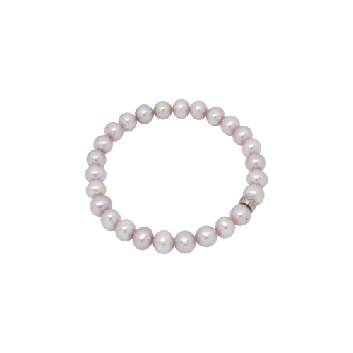 Accedi al prodotto correlato Mimi BRACCIALE ELASTICA PERLE E ARGENTO - B03803AR