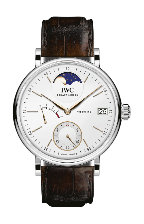Accedi alla scheda di Iwc Schaffhausen PORTOFINO HAND-WOUND MOON PHASE - IW516401