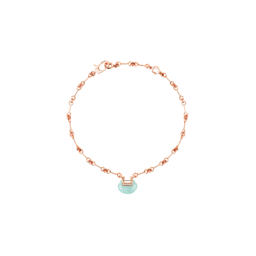 Accedi alla scheda di Qeelin BRACCIALE YU YI IN ORO ROSA CON DIAMANTI E GIADEITE - YY-040-BL-RGDGJE - YYB40AQRGJE