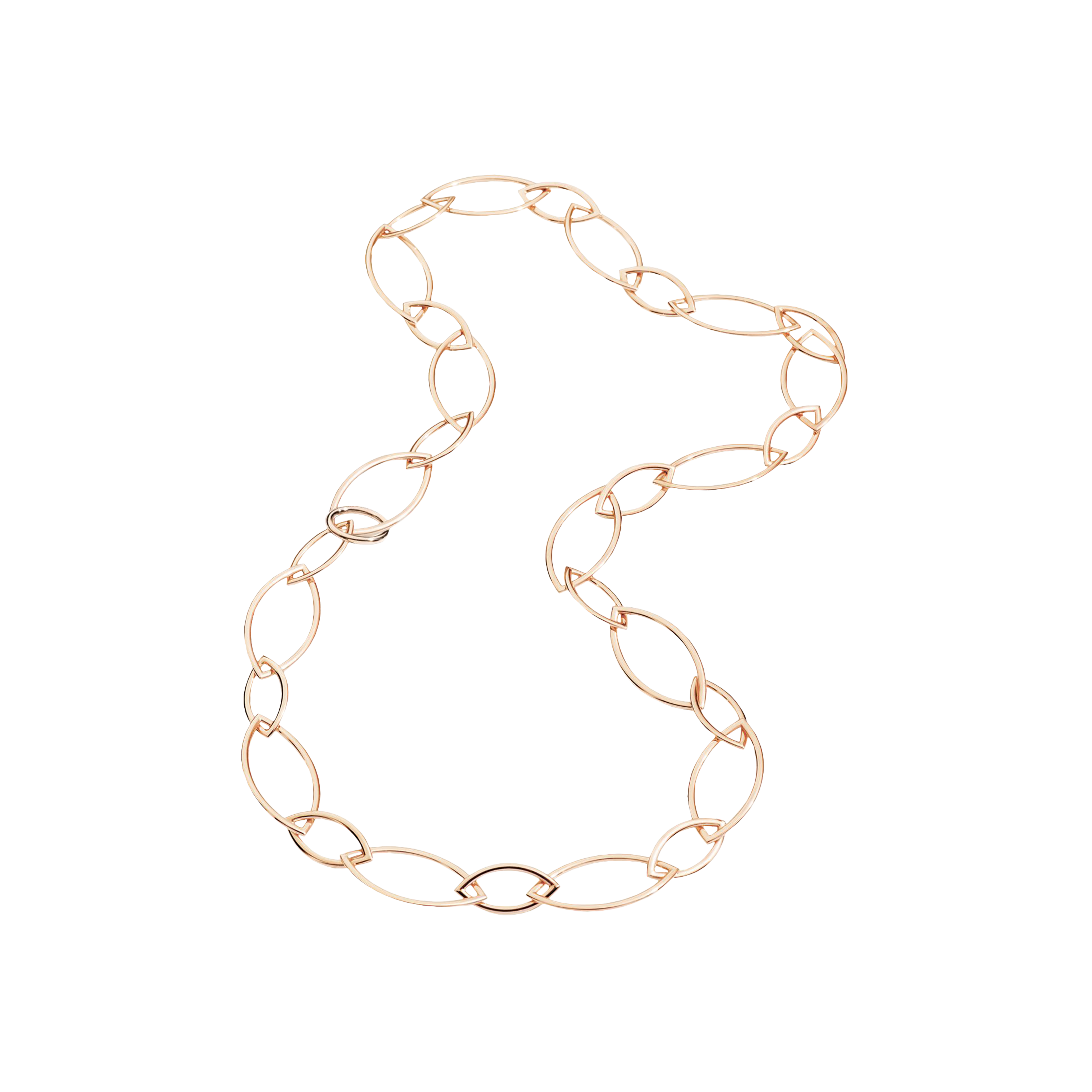 Vhernier | CATENA  POP IN ORO ROSA 18K CON CHIUSURA - 001266CL100 (1)