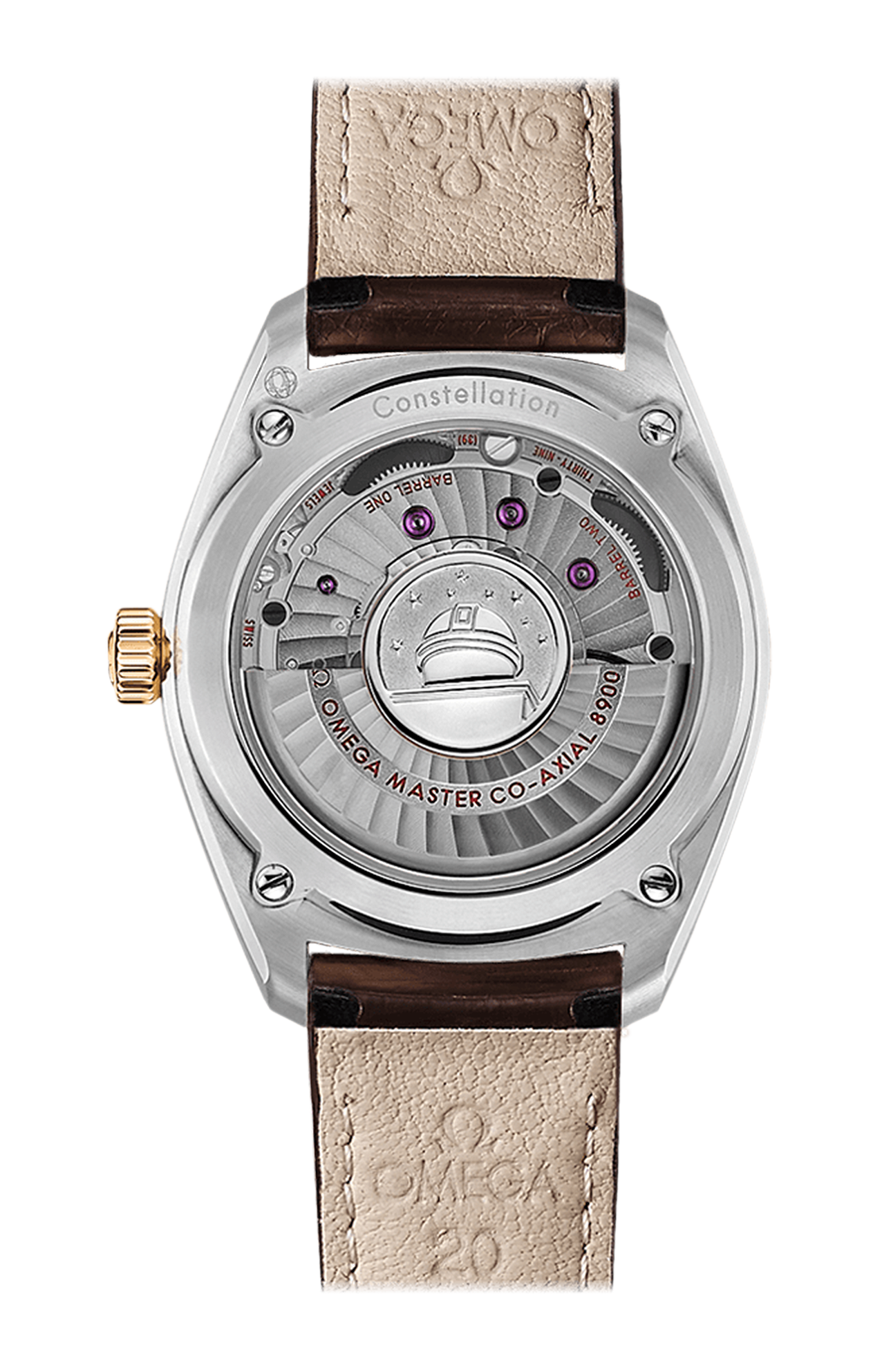 Omega | CONSTELLATION GLOBEMASTER 39 MM, ACCIAIO-ORO GIALLO SU PELLE - 130.23.39.21.02.001 (2)