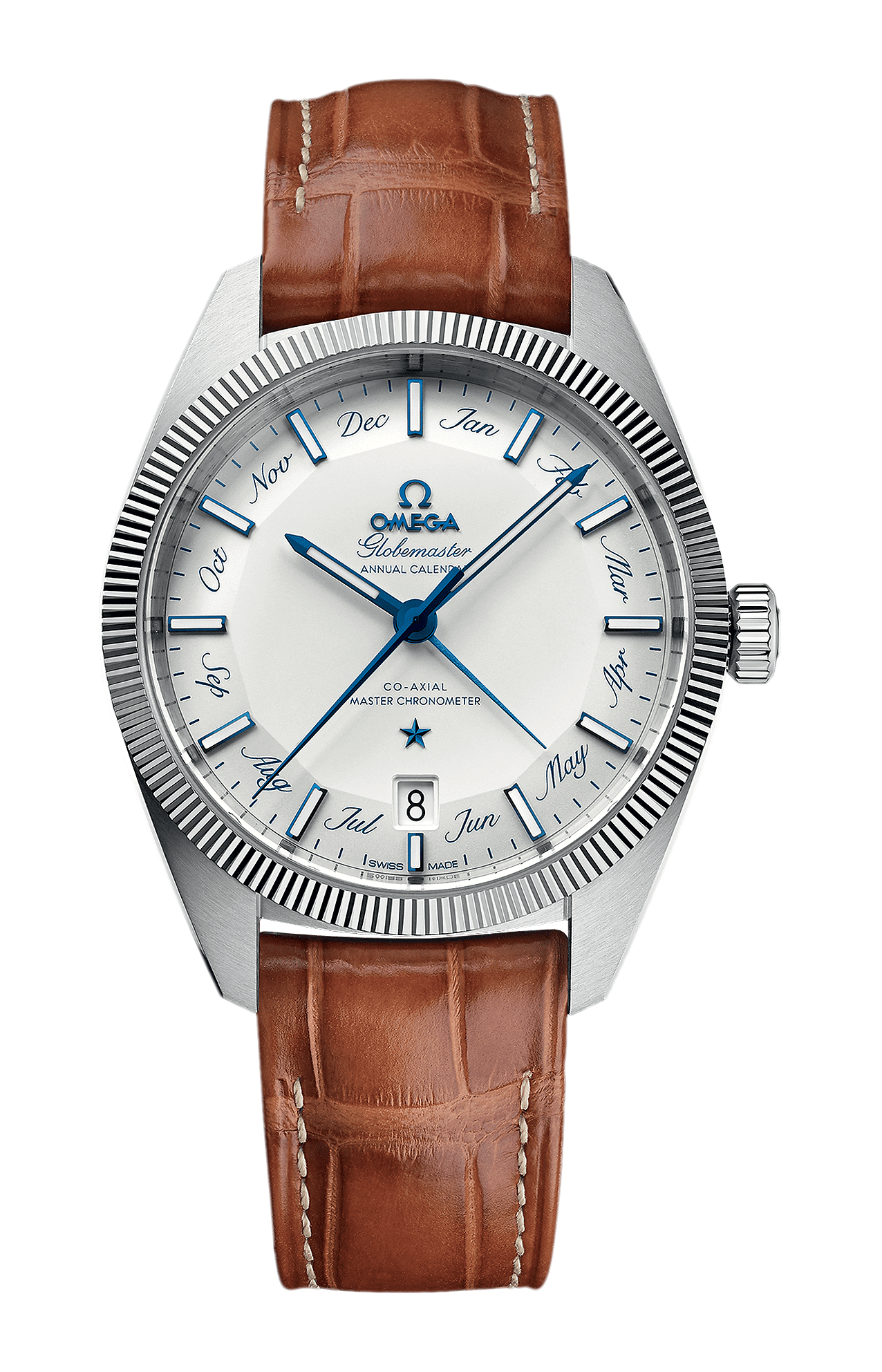 Omega | CONSTELLATION GLOBEMASTER 41 MM, ACCIAIO SU PELLE - 130.33.41.22.02.001 (1)