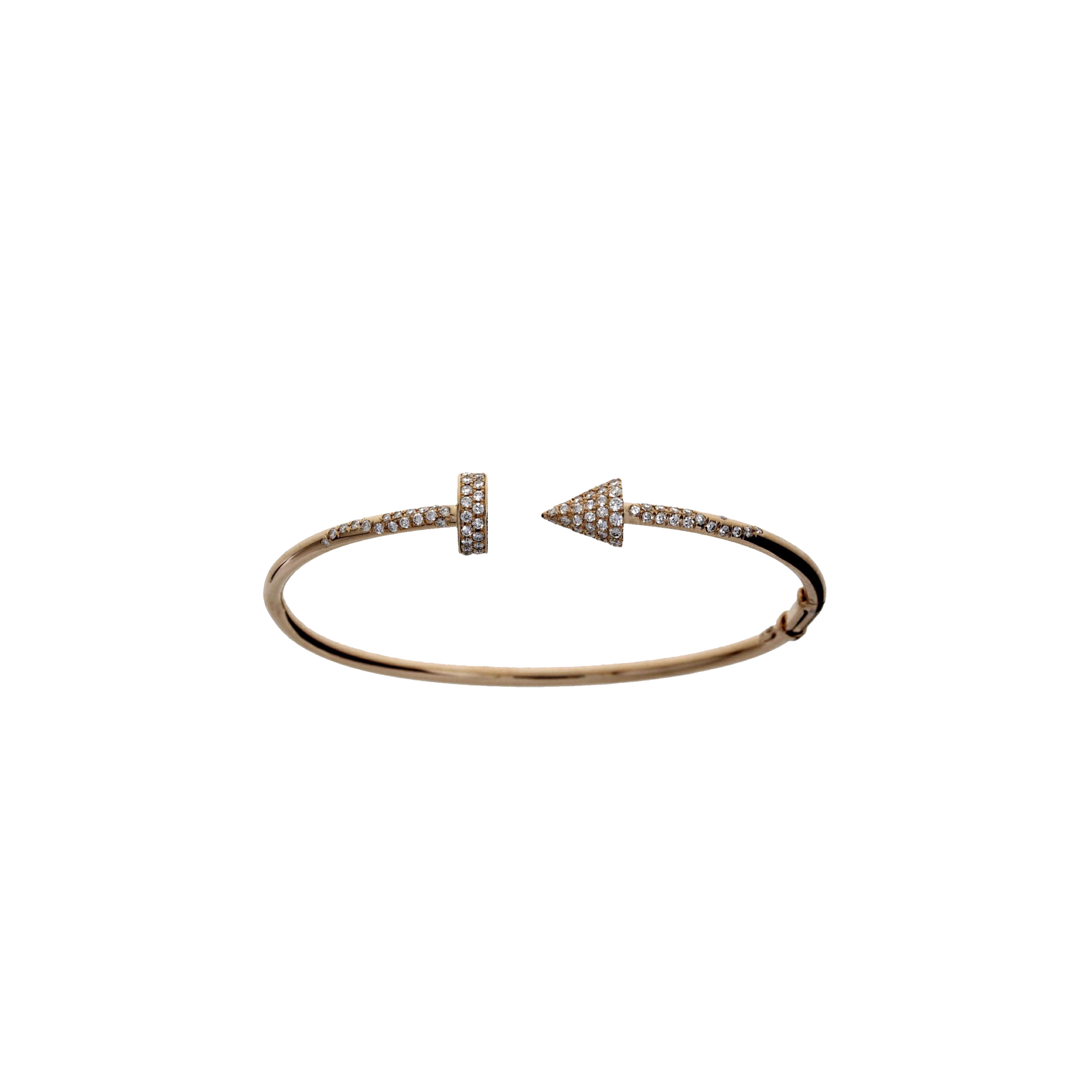Bartorelli Italian Jewels | BRACCIALE RIGIDO FRECCIA IN ORO ROSA E DIAMANTI - 1PU0031979/1 (1)