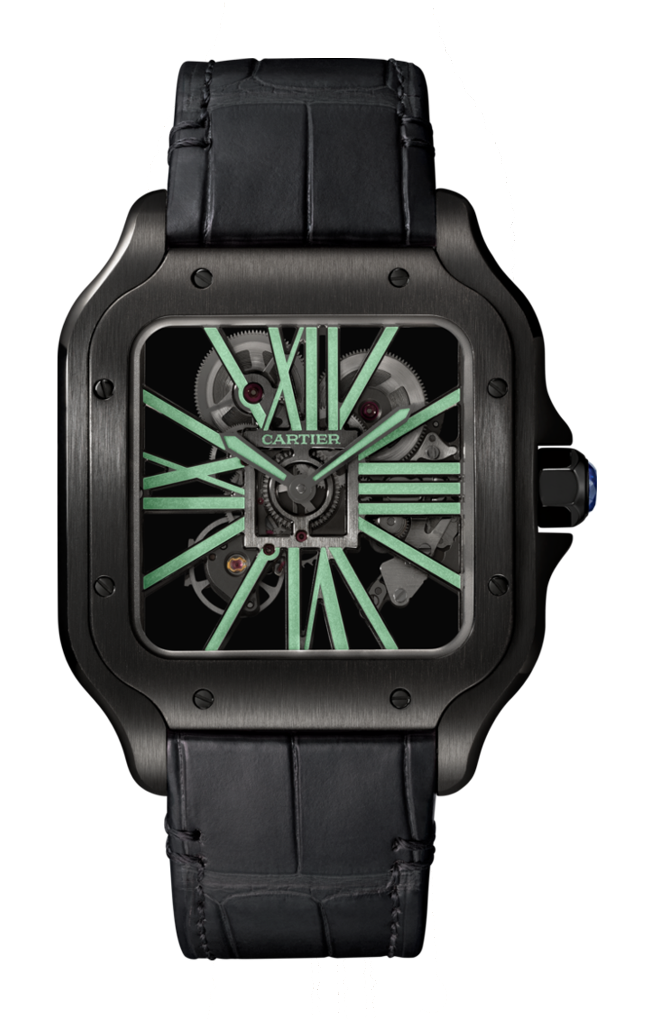 Cartier | SANTOS DE CARTIER, MODELLO GRANDE, ACCIAIO, MANUALE - WHSA0009 (2)