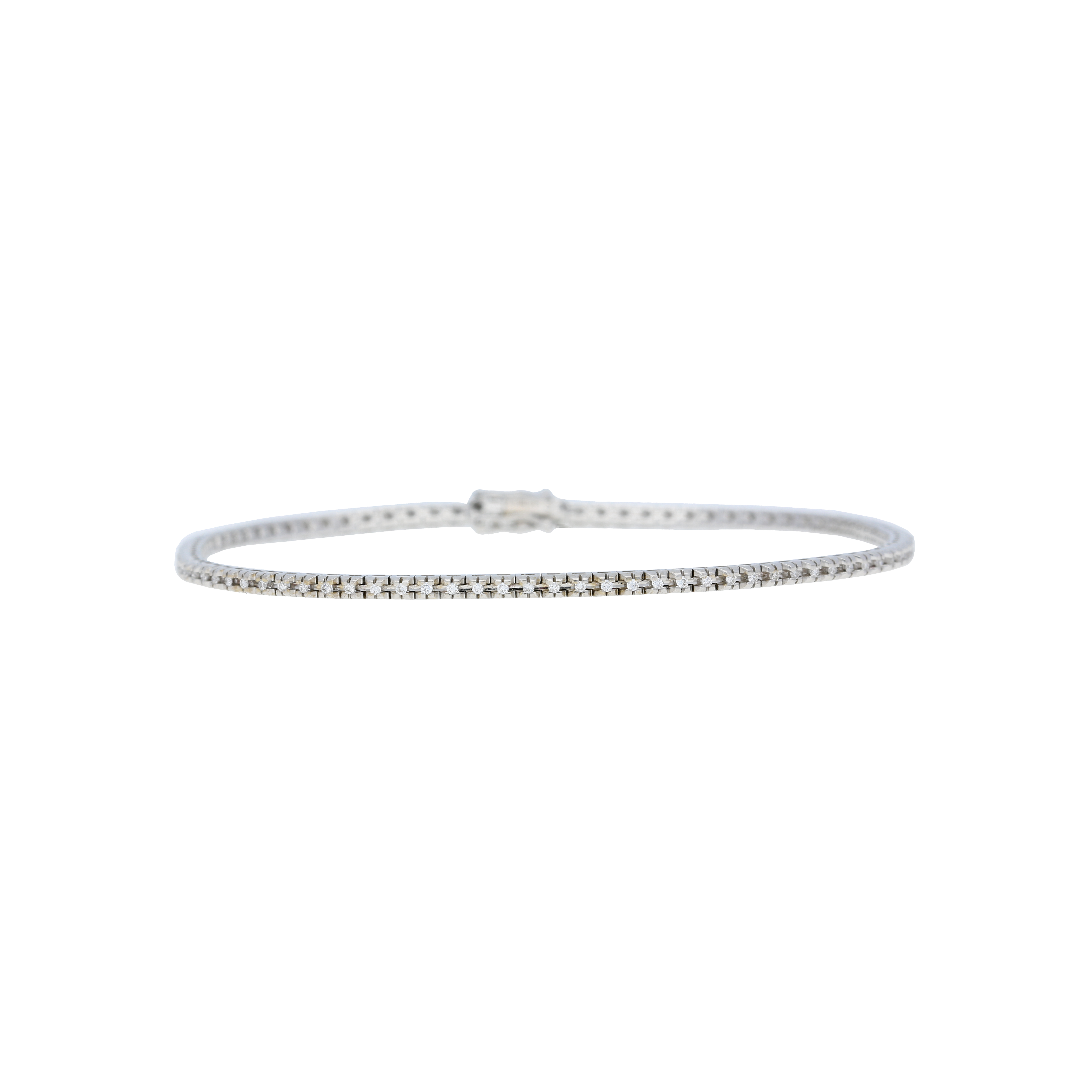 Bartorelli Italian Jewels | BRACCIALE TENNIS IN ORO BIANCO E DIAMANTI - 22195095 (1)