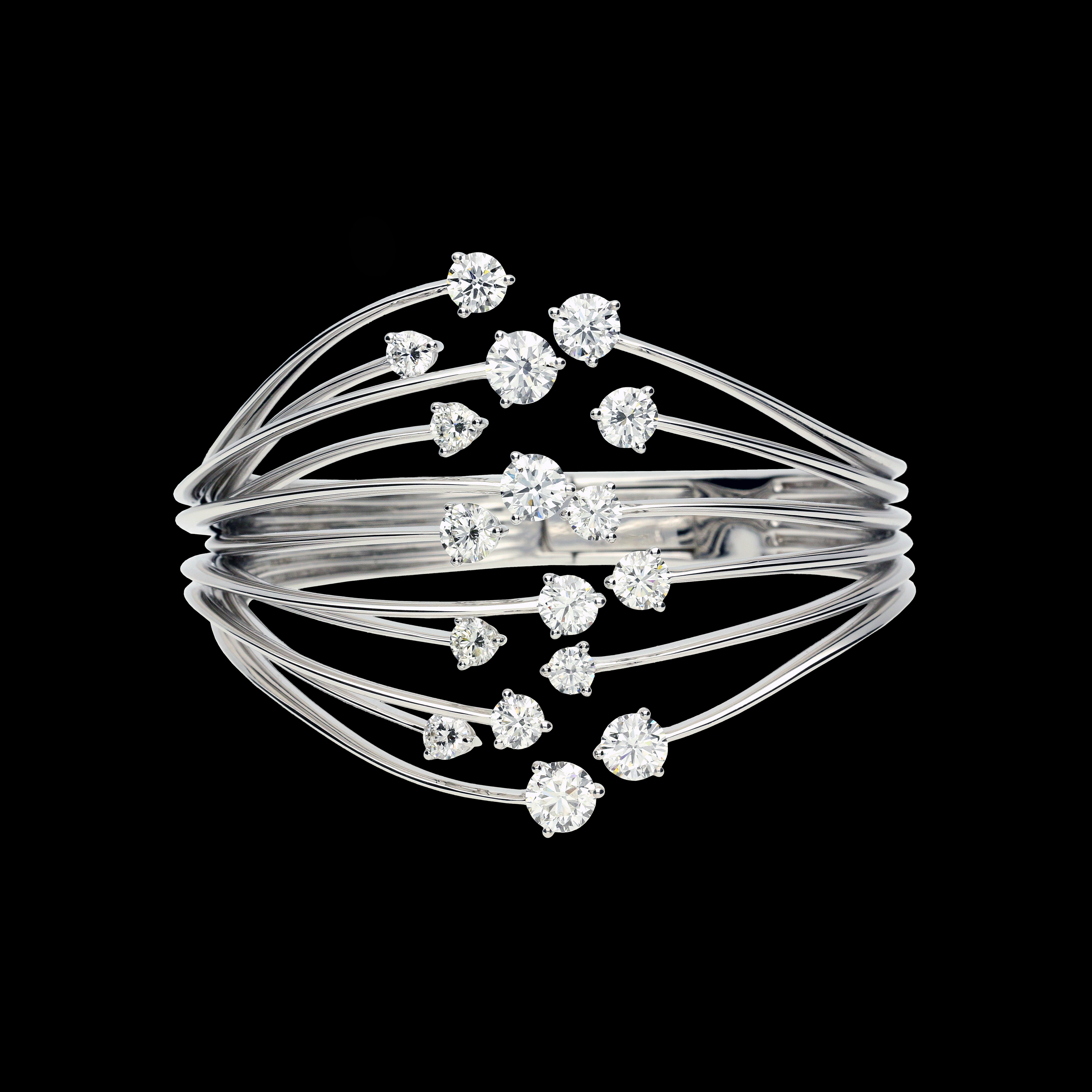 Bartorelli Italian Jewels | BRACCIALE RAMI ORO BIANCO E DIAMANTI BIANCHI CT 8.51 - 3B00117DW1 (2)