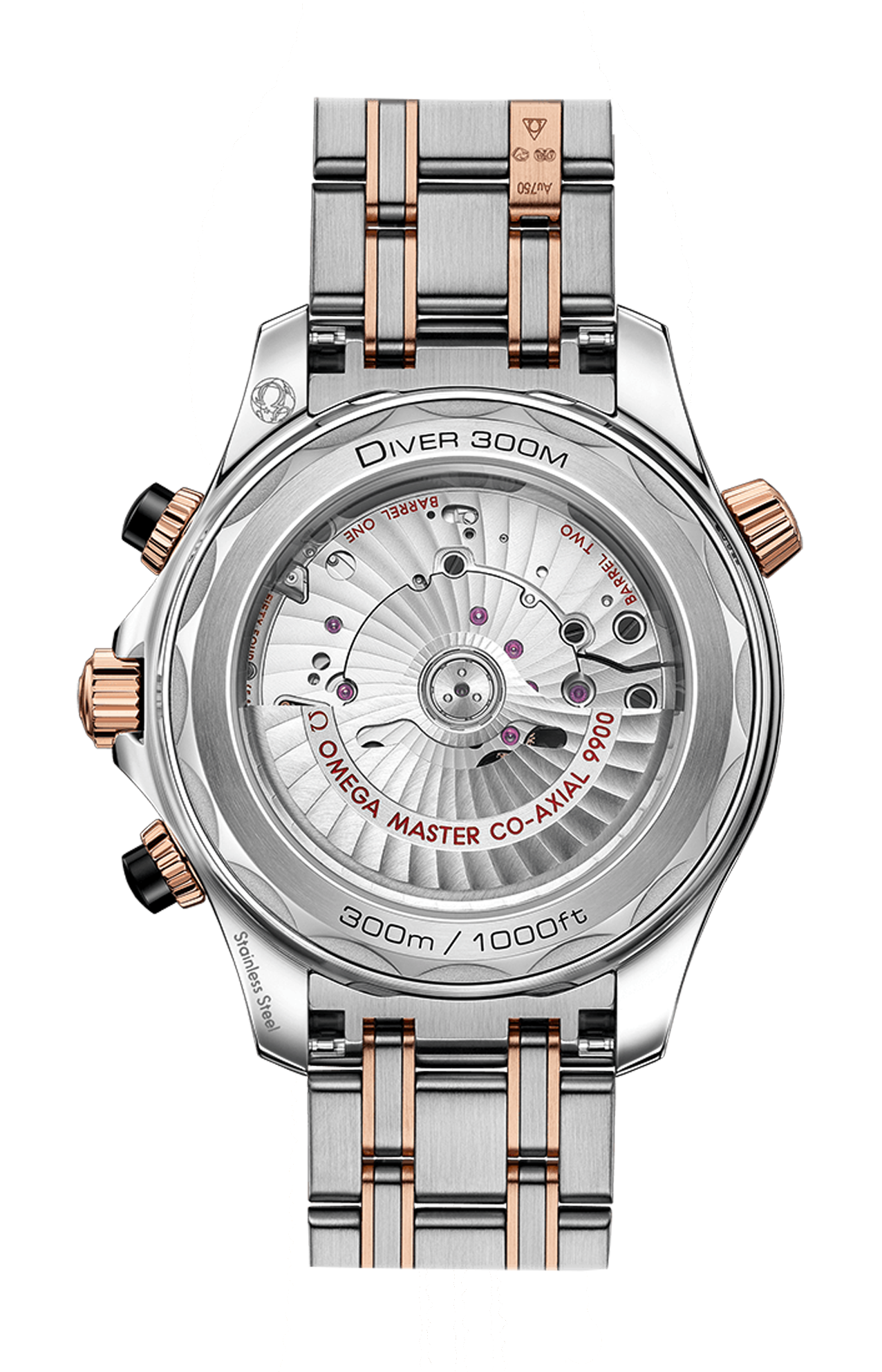 Omega | SEAMASTER DIVER 300M 44 MM, ACCIAIO-ORO SEDNA&trade; SU ACCIAIO-ORO SEDNA&trade; - 210.20.44.51.01.001 (2)