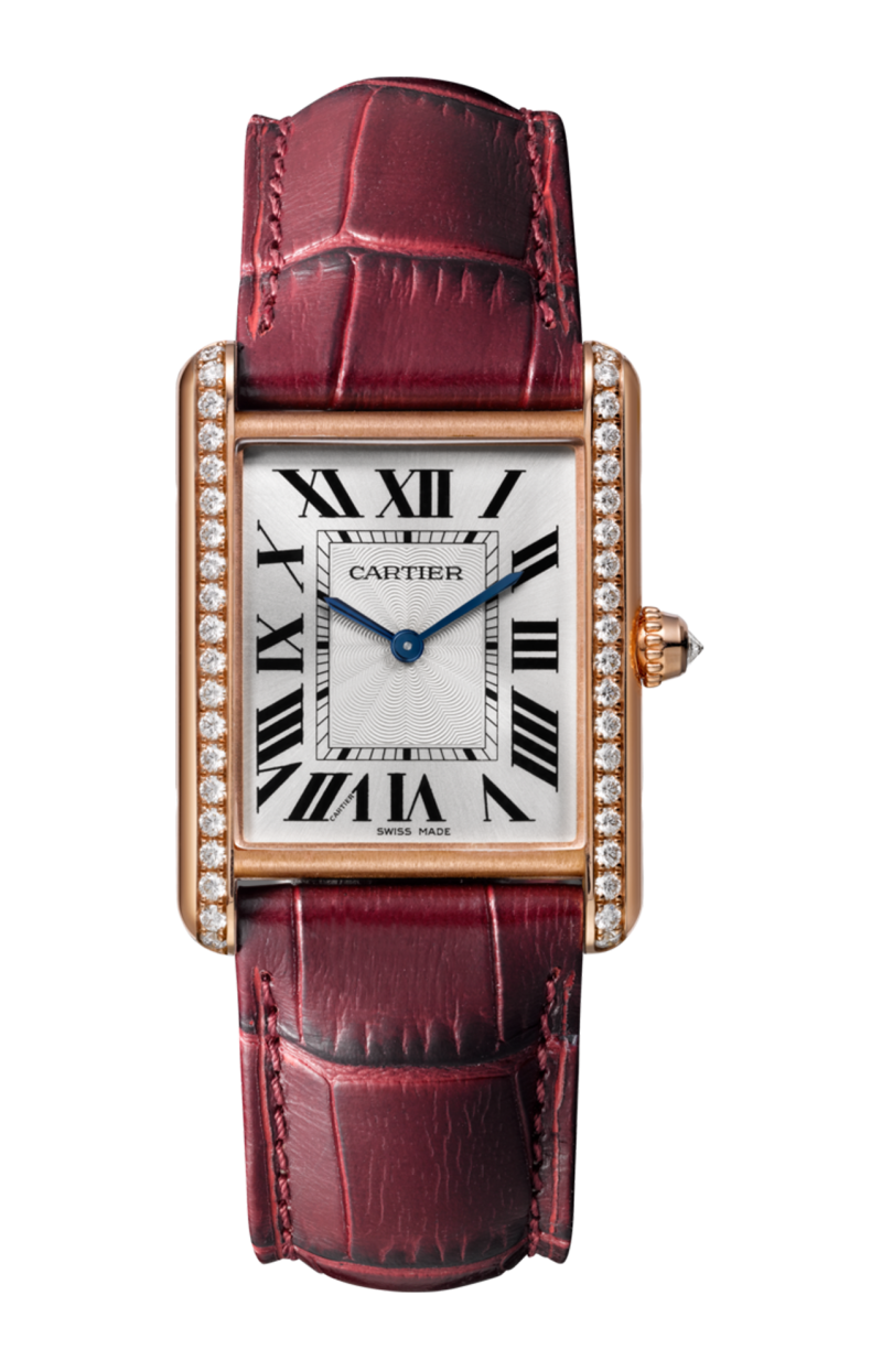 Cartier | TANK LOUIS CARTIER MODELLO GRANDE, ORO ROSA, DIAMANTI, MANUALE - WJTA0038 (1)