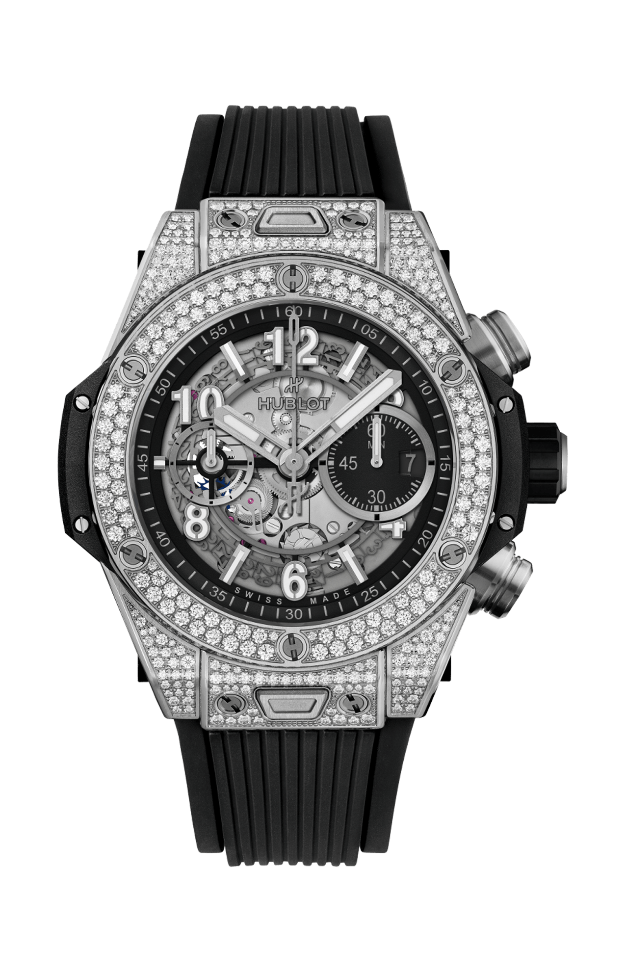 Hublot | BIG BANG UNICO TITANIUM PAV&Eacute; 44 MM - 421.NX.1170.RX.1704 (1)