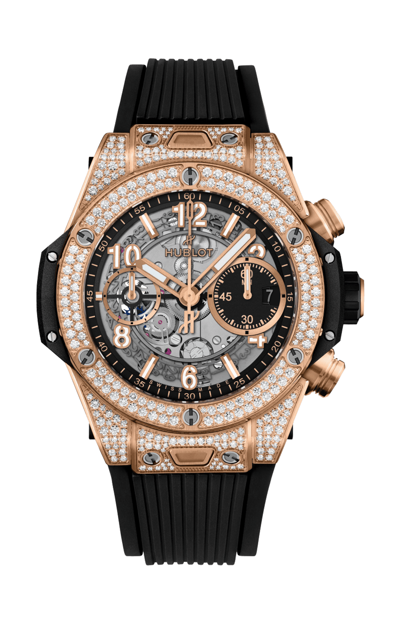 Hublot | BIG BANG UNICO KING GOLD PAV&Eacute; 42 MM - 441.OX.1181.RX.1704 (1)