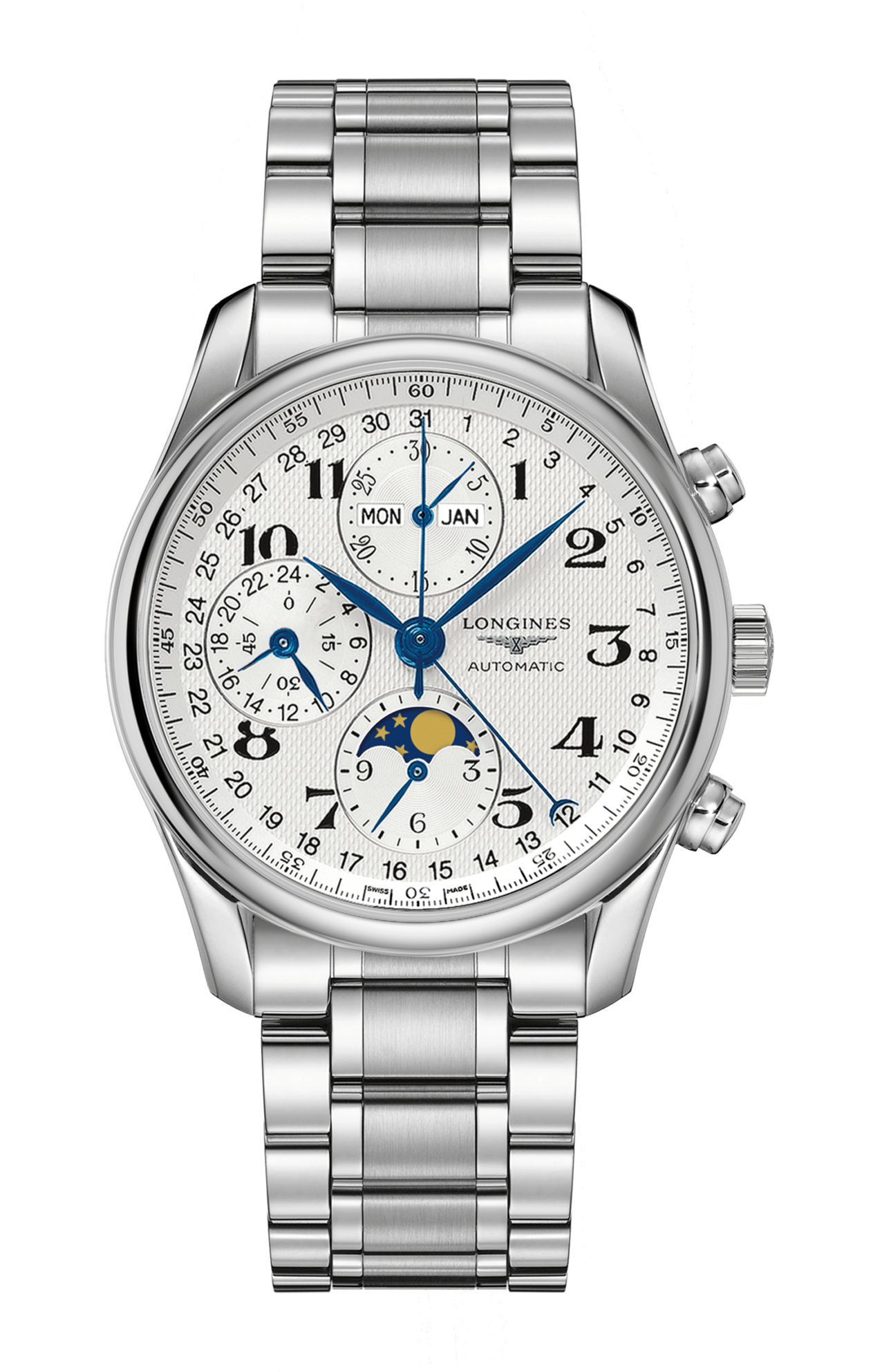 Longines | LONGINES MASTER COLLECTION CHRONO MOONPHASE - L2.673.4.78.6 (1)