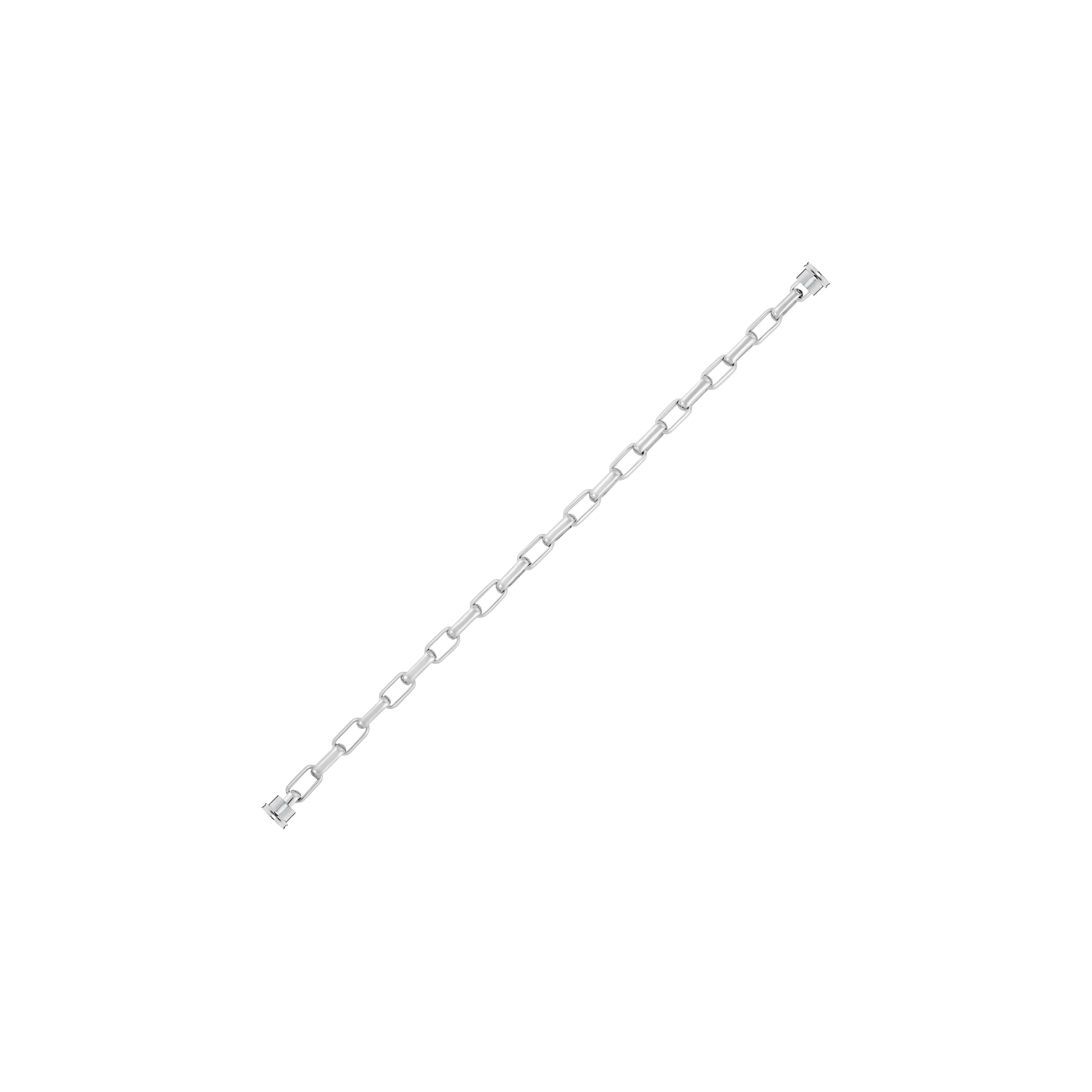 Fred | CABLE A MAGLIE IN ORO BIANCO 18 CARATI PER BRACCIALE MODELLO LARGE - 6B0353 - 6B0353 (2)