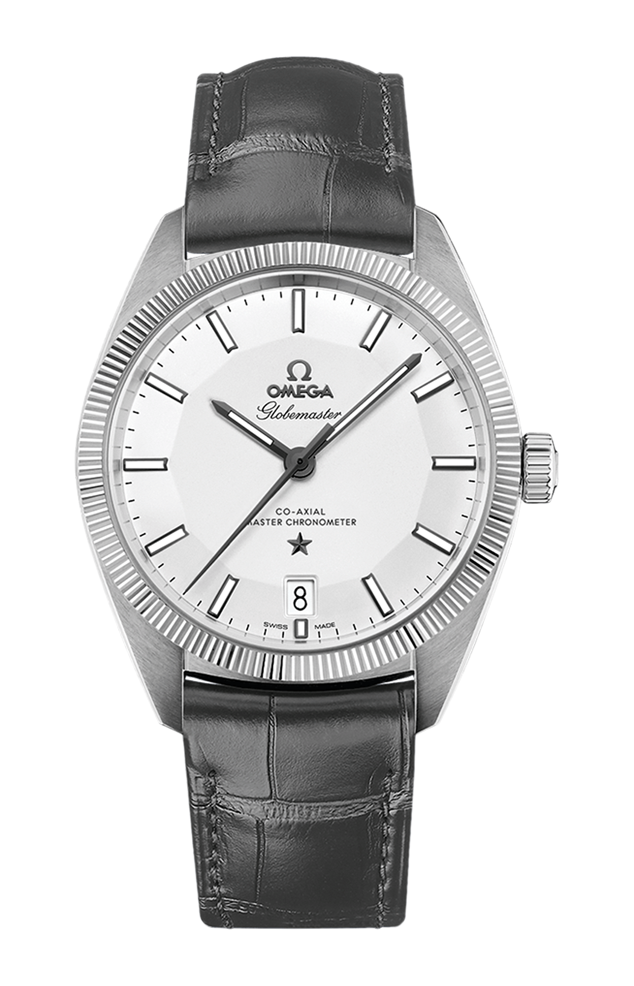 Omega | CONSTELLATION GLOBEMASTER 39 MM, ACCIAIO SU PELLE - 130.33.39.21.02.001 (1)
