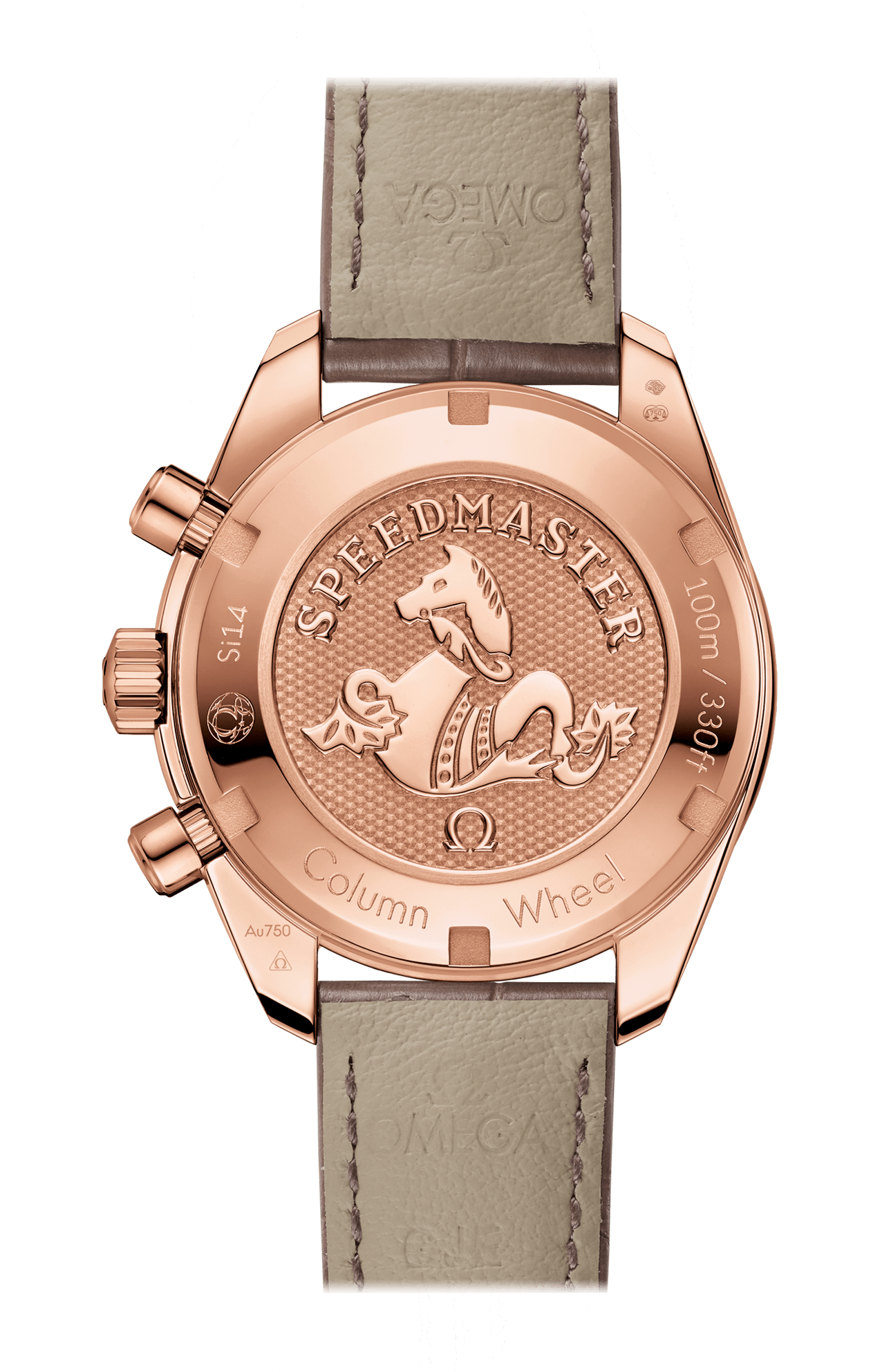 Omega | SPEEDMASTER 38 MM, ORO SEDNA&trade; SU PELLE - 324.63.38.50.02.003 (2)