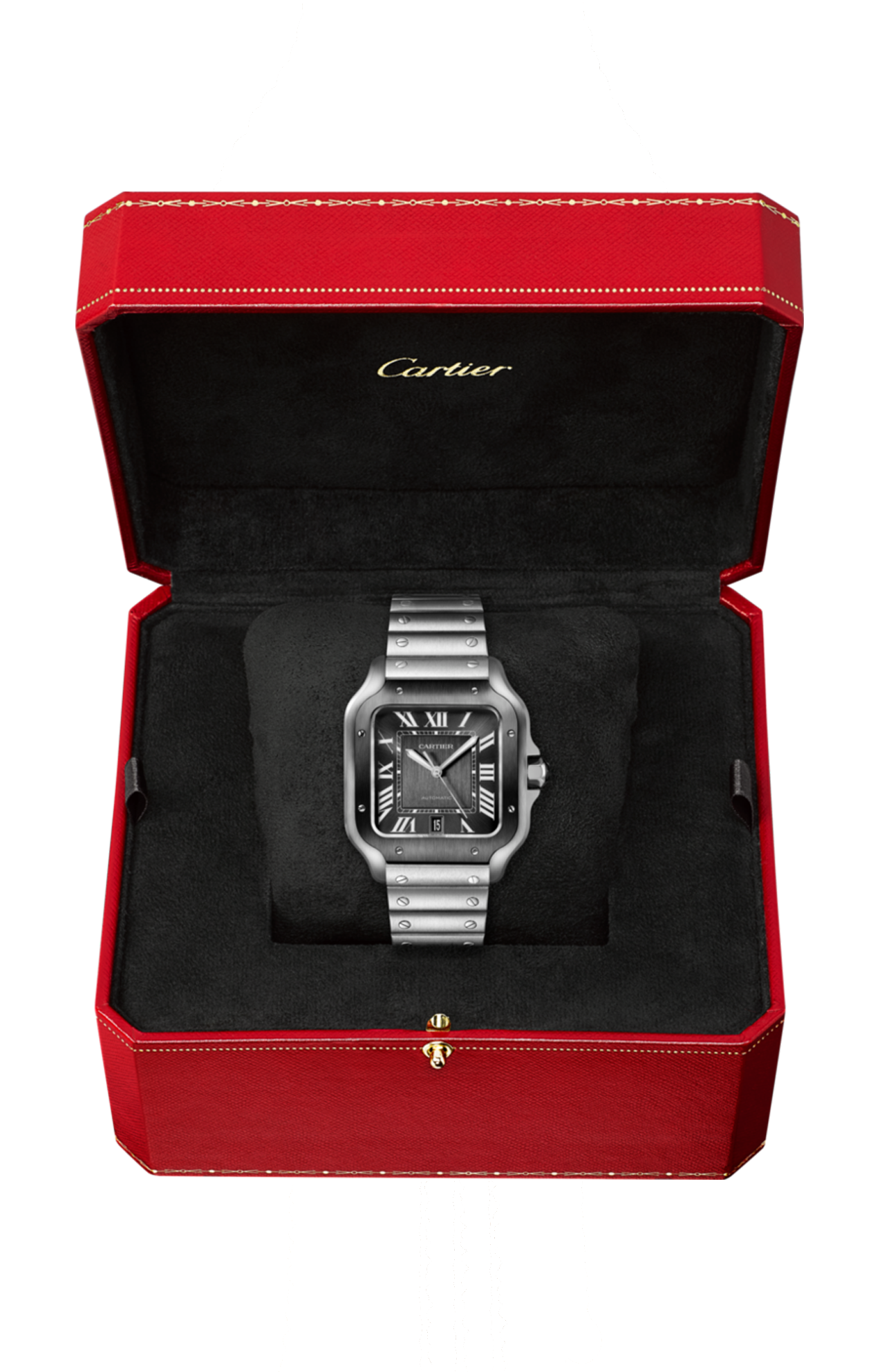 Cartier | SANTOS DE CARTIER, MODELLO GRANDE, ACCIAIO, AUTOMATICO - WSSA0037 (3)