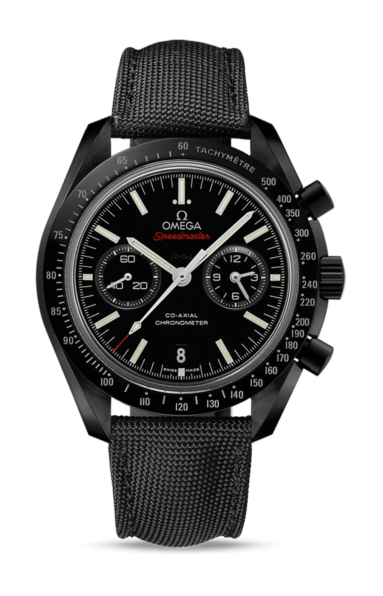 Omega | SPEEDMASTER DARK SIDE OF THE MOON 44,25 MM, CERAMICA SU TESSUTO E NYLON - 311.92.44.51.01.007 (1)