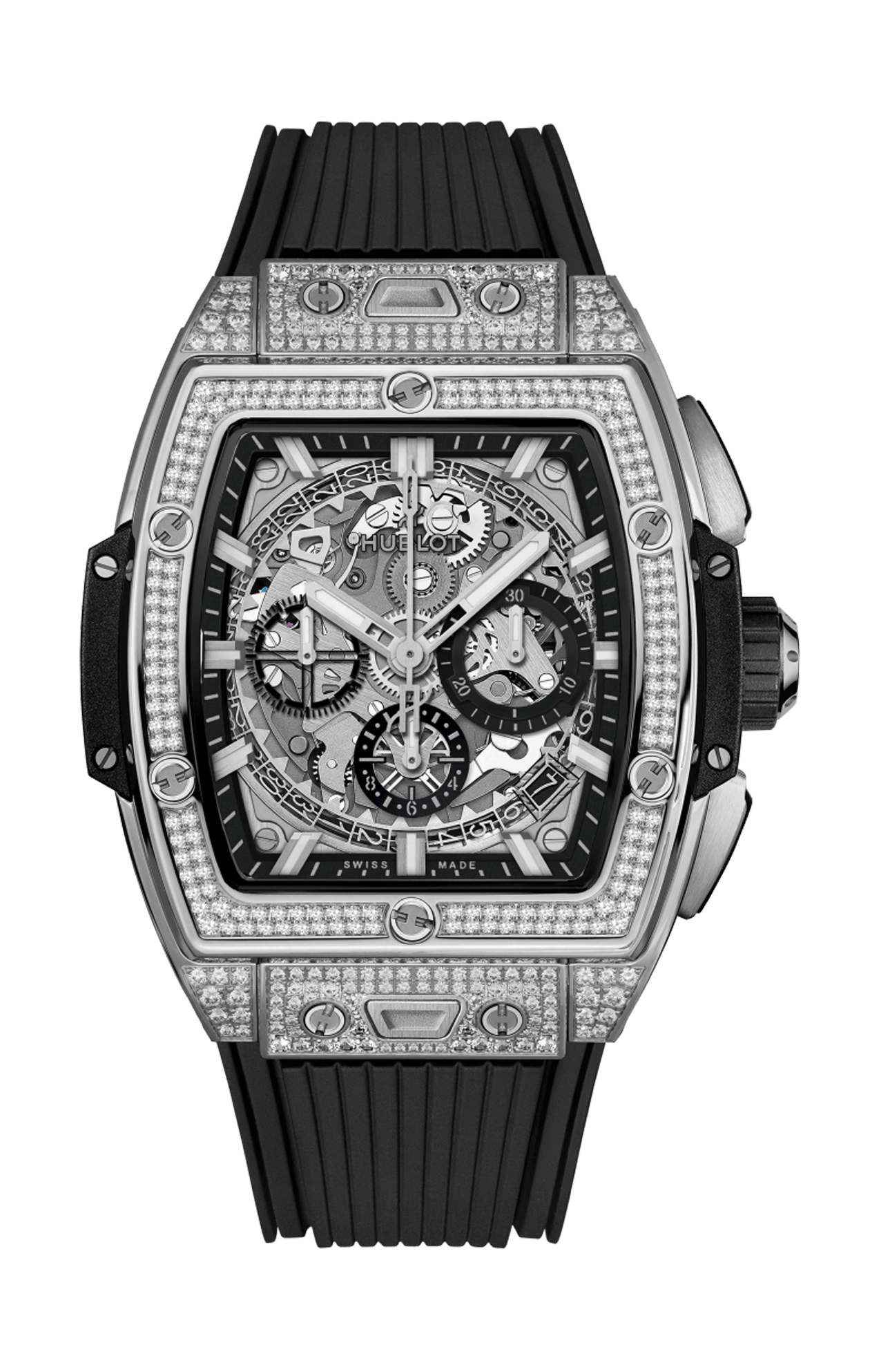 Hublot | SPIRIT OF BIG BANG TITANIUM PAV&Eacute; 42 MM - 642.NX.0170.RX.1704 (1)