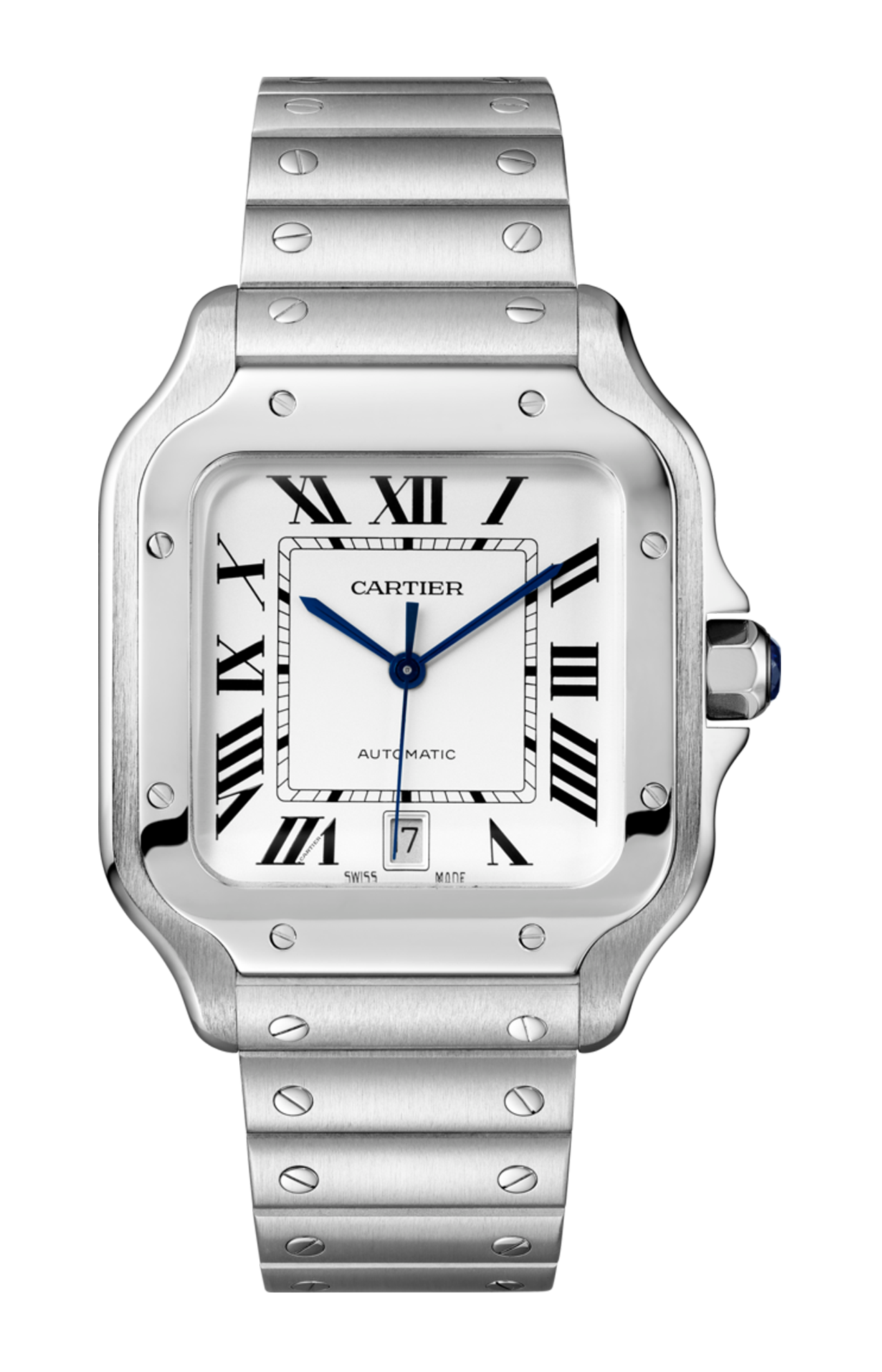 Cartier | SANTOS DE CARTIER, MODELLO GRANDE, ACCIAIO, AUTOMATICO - WSSA0018 (1)