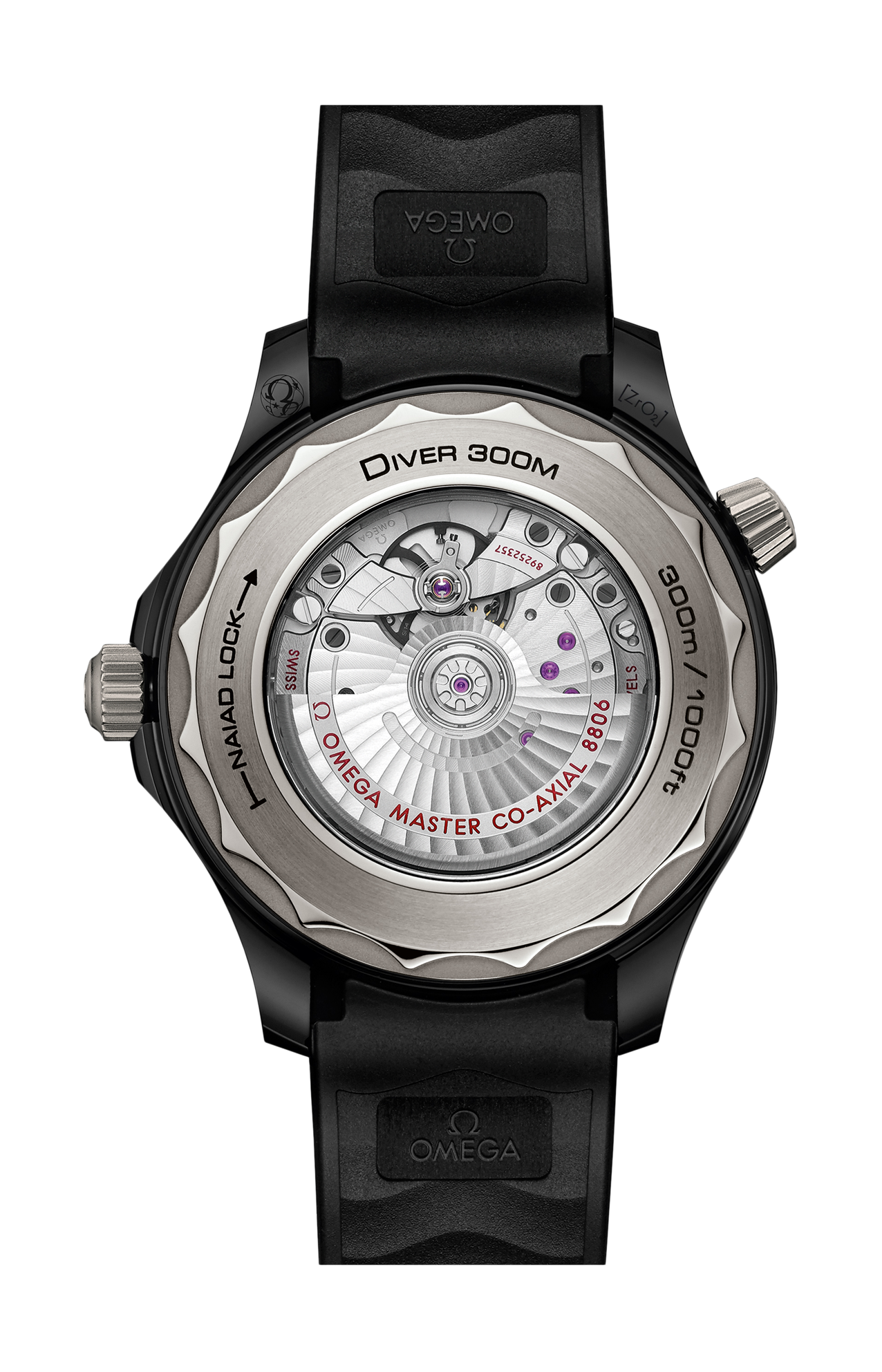 Omega | SEAMASTER DIVER 300M 43,5 MM, CERAMICA NERA SU CAUCCI&Ugrave; - 210.92.44.20.01.001 (2)