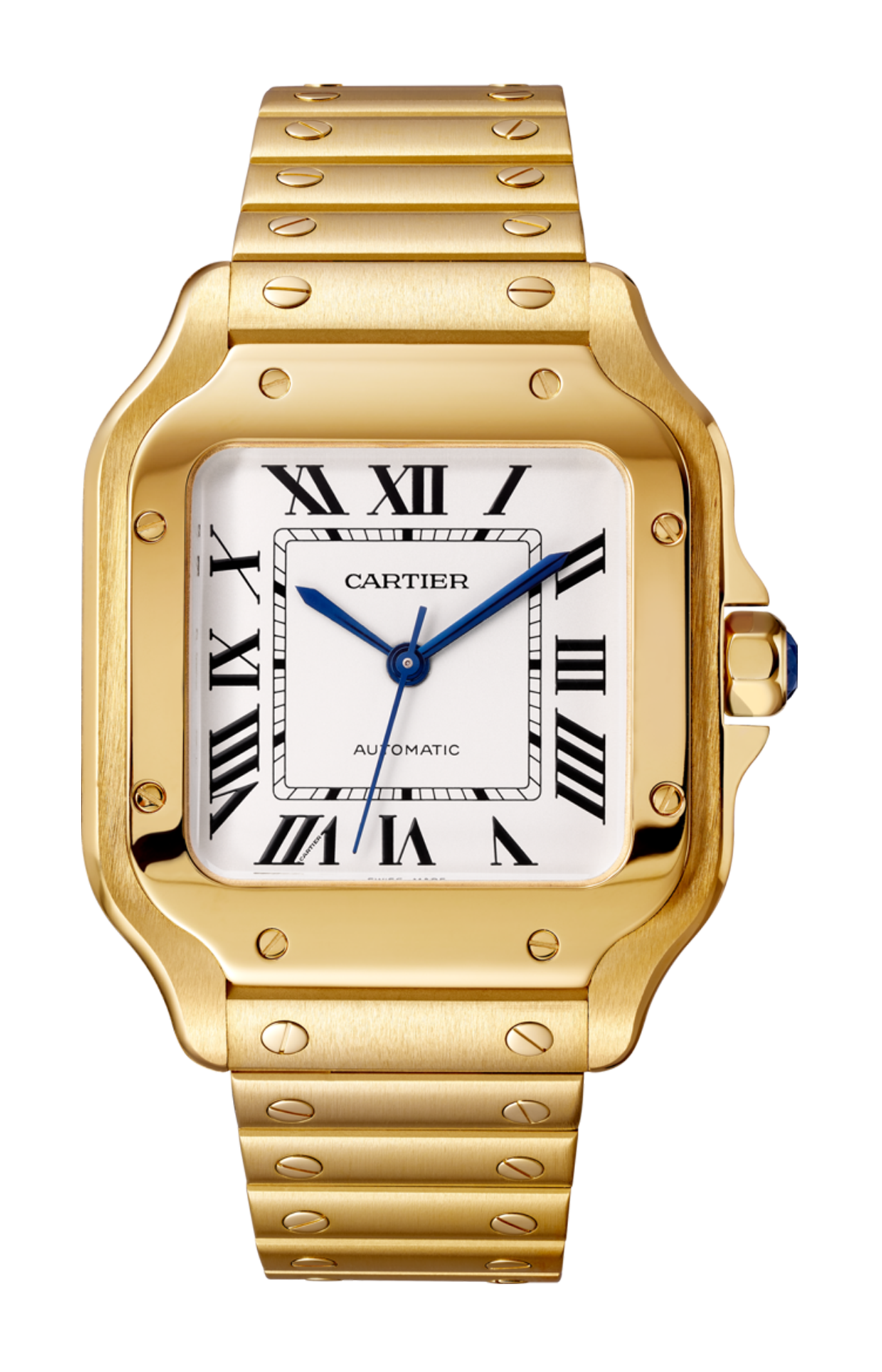 Cartier | SANTOS DE CARTIER, MODELLO MEDIO, ORO GIALLO, AUTOMATICO - WGSA0030 (1)