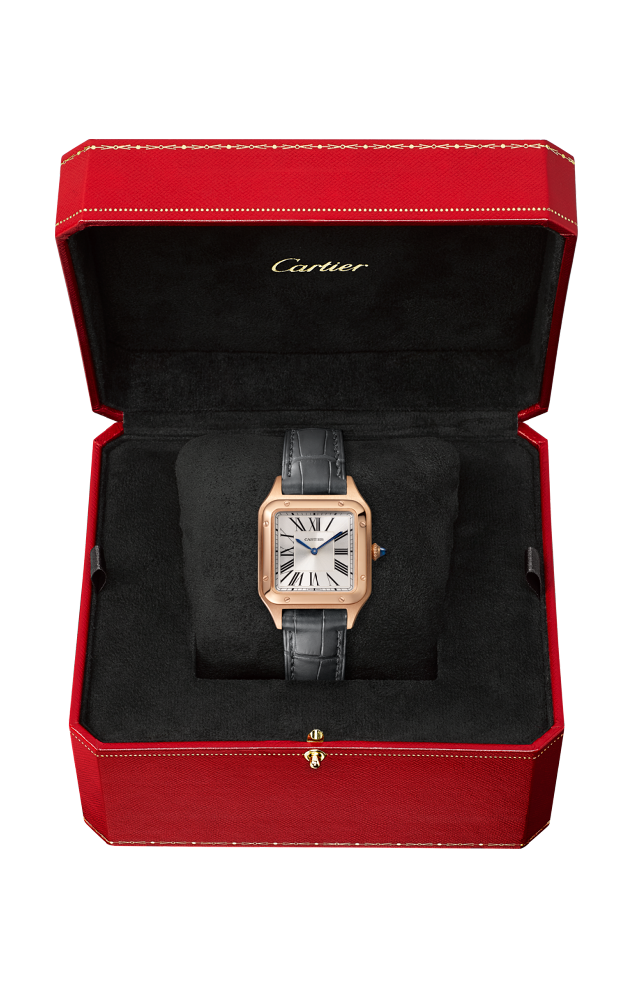 Cartier | SANTOS-DUMONT, MODELLO PICCOLO, ORO ROSA, QUARZO - WGSA0117 (2)