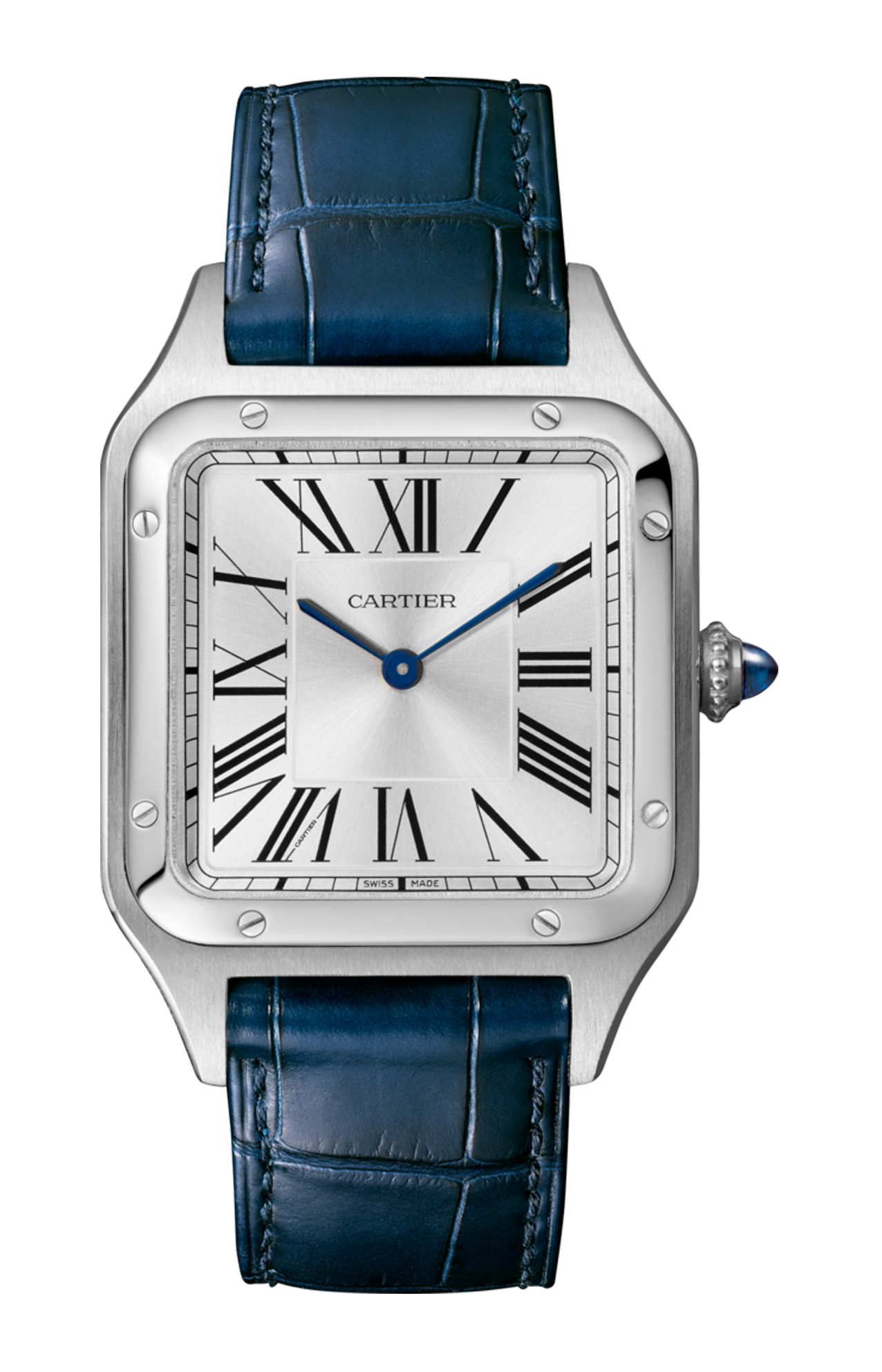 Cartier | SANTOS- DUMONT, MODELLO GRANDE, ACCIAIO, QUARZO - WSSA0085 (1)