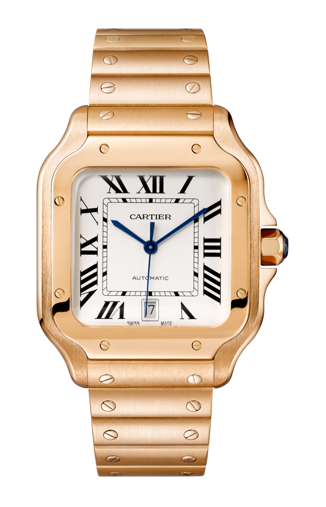 Cartier | SANTOS DE CARTIER, MODELLO GRANDE, ORO ROSA, AUTOMATICO - WGSA0018 (1)