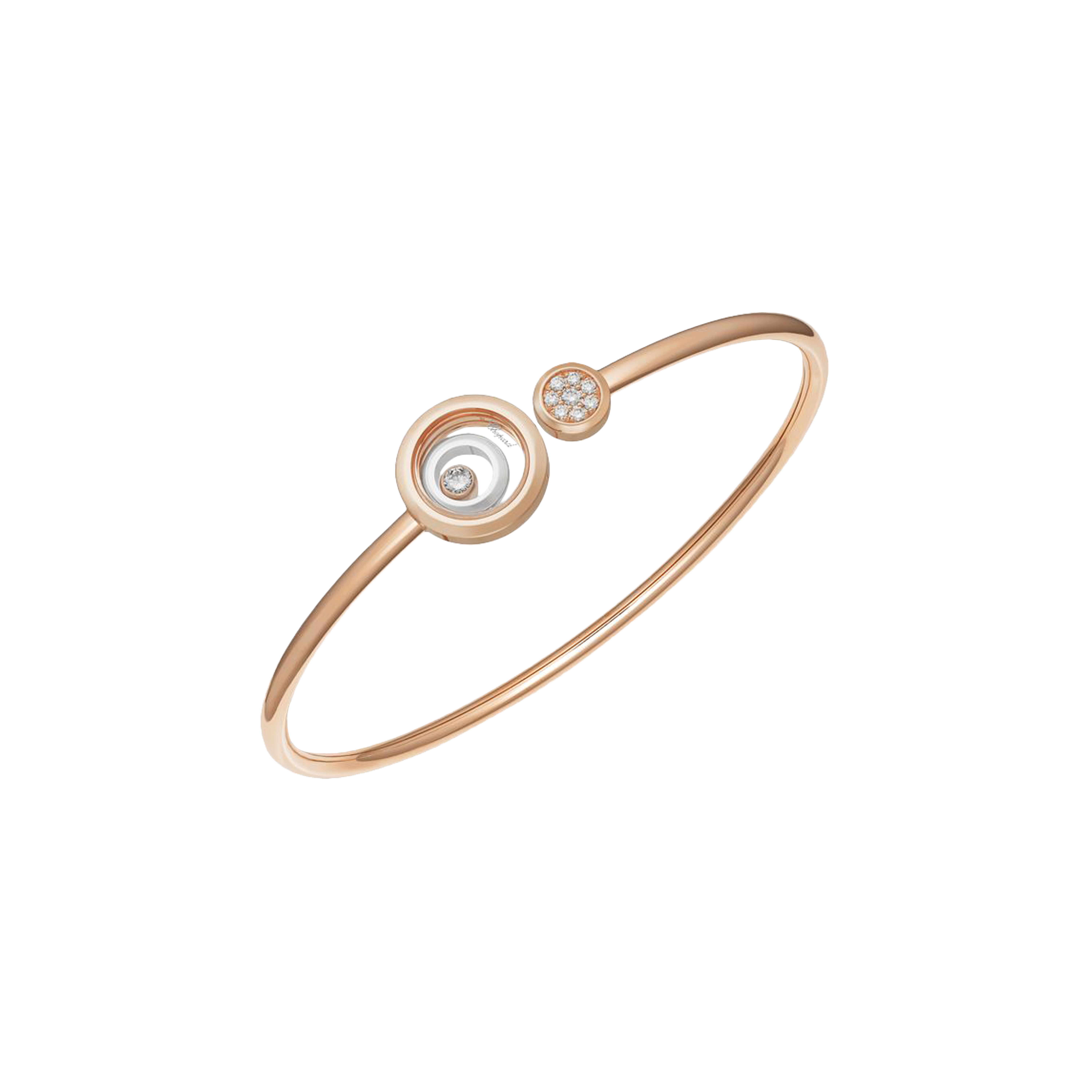 Chopard | CHOPARD - HAPPY SPIRIT - BRACCIALE IN ORO ROSA, ORO BIANCO E  DIAMANTI - 858230-9001 - 858230 (1)