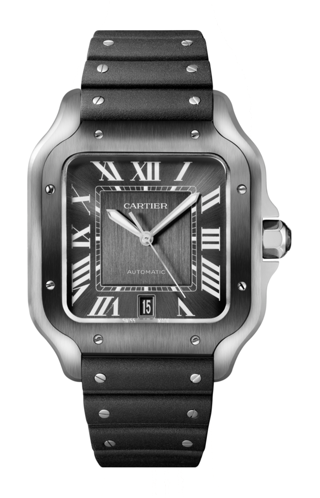 Cartier | SANTOS DE CARTIER, MODELLO GRANDE, ACCIAIO, AUTOMATICO - WSSA0037 (1)