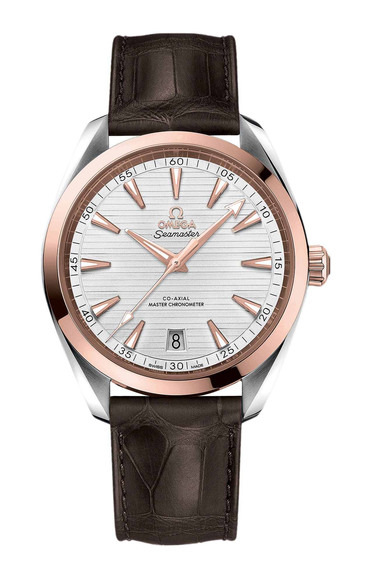 Omega | SEAMASTER AQUA TERRA 150M 41 MM, ACCIAIO-ORO SEDNA&trade; SU PELLE - 220.23.41.21.02.001 (1)